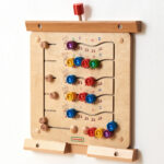 Tablica edukacyjna Montessori Nauka Liczb Gąsieniczki - Masterkidz - 003