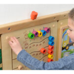 Tablica edukacyjna Montessori Nauka Liczb Gąsieniczki - Masterkidz - 006