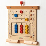 Układanka sortowanie diamentów tablica ścienna Montessori - Masterkidz - 003