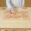 MASTERKIDZ Drewniana Układanka Matematyczna Ułamki - 005