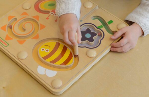 MASTERKIDZ Magnetyczny Labirynt Świat Owadów - Tabliczka - 008