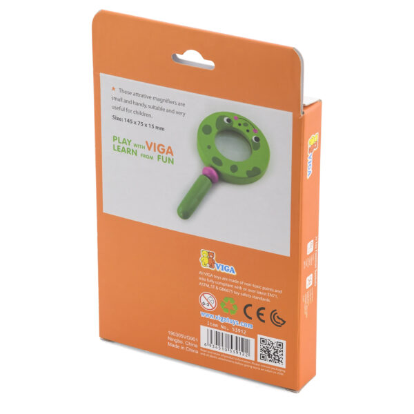VIGA Drewniana Lupa Dla Dzieci Żabka - 005