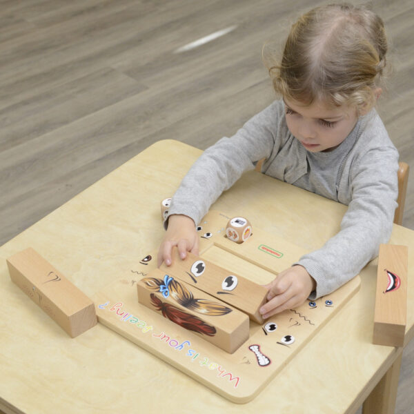 Drewniana Tablica Emocje i Uczucia Gra Edukacyjna Masterkidz - 007