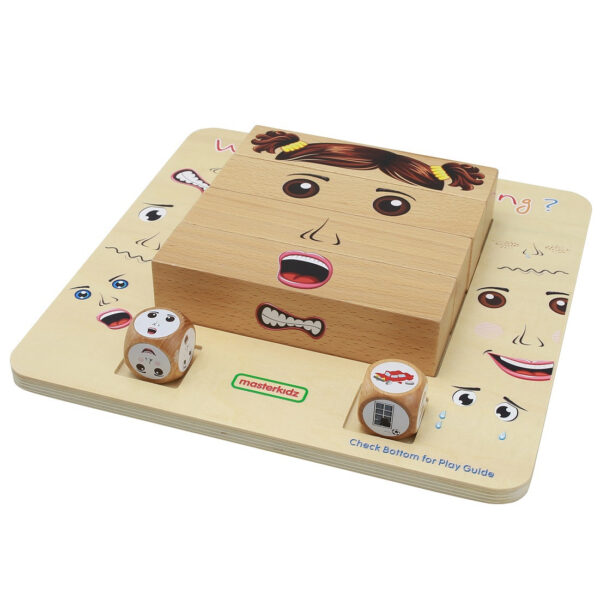 Drewniana Tablica Emocje i Uczucia Gra Edukacyjna Masterkidz - 012