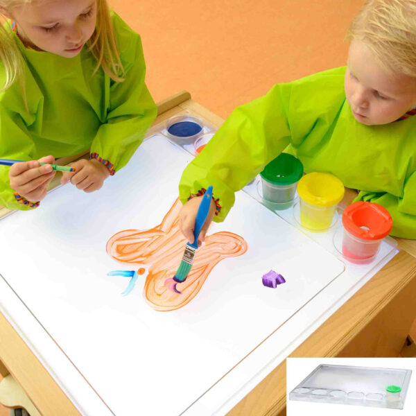 MASTERKIDZ Kwadratowa Taca do Malowania Montessori - 002