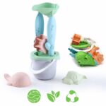 WOOPIE GREEN Zestaw z Wiaderkiem i Kołowrotkiem 4 el. - 001