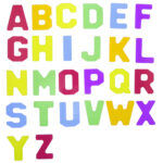 MASTERKIDZ Przezroczyste Cyfry i Litery 38 szt. Montessori - 006
