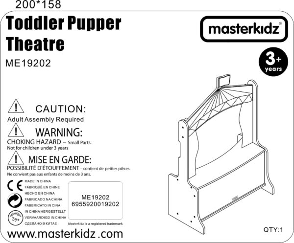 MASTERKIDZ Drewniany Teatrzyk dla Lalek Sklep Stragan - 006