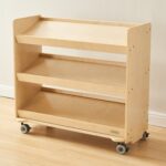 MASTERKIDZ Regał na Kółka - 3 Półki Na Akcesoria Do Tablicy STEM 800H x 800L - 002