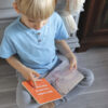 Drewniane centrum edukacyjne 6w1 Tooky Toy - Pudełko Montessori - 008