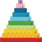Drewniane centrum edukacyjne 6w1 Tooky Toy - Pudełko Montessori - 015