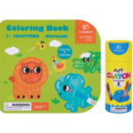 Drewniane centrum edukacyjne 6w1 Tooky Toy - Pudełko Montessori - 016