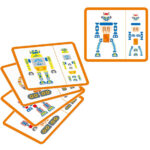 Przybijanka korkowa Roboty zestaw Montessori - Viga Toys 45 el. - 009
