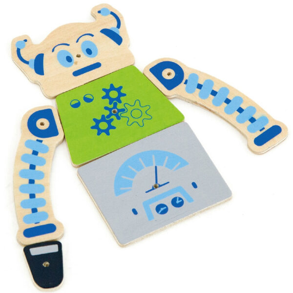 Przybijanka korkowa Roboty zestaw Montessori - Viga Toys 45 el. - 013