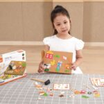 Kreatywna Przybijanka Korkowa z Młotkiem Farma Viga Montessori - 002