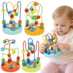 Drewniana przeplatanka edukacyjna labirynt 3D - Tooky Toy - 001