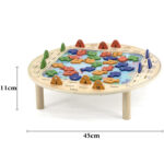 Drewniana gra łowienie rybek na magnes FSC - Viga Toys - 006