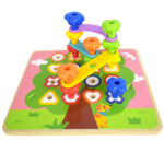 Edukacyjna Wkrętarka Mozaika Śrubki i Kształty Tooky Toy STEM - 005