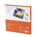 Drewniana tablica manipulacyjna klamry zamki magik Montessori - Viga - 013