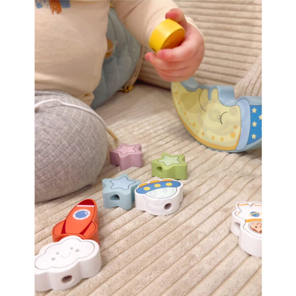 Śpiący Księżyc Gra Balansująca 2w1 Drewniana 3+ - TOOKY TOY - 008