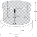 Axi Trampolina Bostonn 244 cm + Siatka - 008