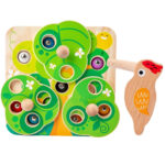 Gra magnetyczna i przebijanka 2w1 Robaczki - Tooky Toy motoryka - 012