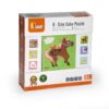 Edukacyjne Klocki Puzzle Viga - Zwierzęta na Farmie Zestaw 6w1 - 006