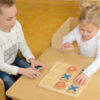 MASTERKIDZ Kółko I Krzyżyk Drewniana Gra Dla Dzieci Logiczna Łamigłówka - 006
