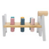VIGA PolarB Drewniana Ławeczka Przebijanka Wbijanka z Młotkiem - Montessori - 007