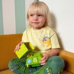 TOOKY TOY Drewniane Centrum Recyklingu Edukacyjny Sorter - 002