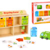 TOOKY TOY Drewniane Centrum Recyklingu Edukacyjny Sorter - 008