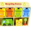 TOOKY TOY Drewniane Centrum Recyklingu Edukacyjny Sorter - 009