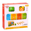 TOOKY TOY Drewniane Centrum Recyklingu Edukacyjny Sorter - 010