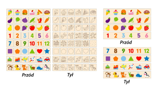 Multiedukacyjny Sorter Drewniany Viga – Pierwsza Gra w Porządkowanie Świata - 004
