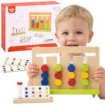 Gra logiczna układanka na czas kolory 30 wzorów - Tooky Toy - 001