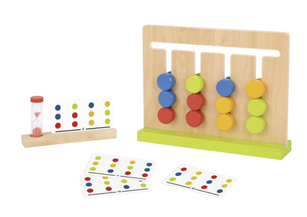 Gra logiczna układanka na czas kolory 30 wzorów - Tooky Toy - 004