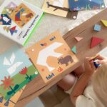 Układanka Magnetyczna Tangram 18 Elementów dla Dzieci 3+ - Tooky Toy - 008