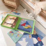 Układanka Magnetyczna Tangram 18 Elementów dla Dzieci 3+ - Tooky Toy - 010