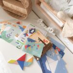 Układanka Magnetyczna Tangram 18 Elementów dla Dzieci 3+ - Tooky Toy - 011