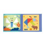 Układanka Magnetyczna Tangram 18 Elementów dla Dzieci 3+ - Tooky Toy - 014