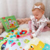 Układanka Drewniana Klocki Zwierzęta Nauka Kształtów Kolorów Tooky Toy - 002