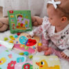 Układanka Drewniana Klocki Zwierzęta Nauka Kształtów Kolorów Tooky Toy - 005