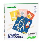 Magnetyczna gra logiczna układanka 3D klocki edukacyjne 49 el. - Tooky Toy - 009