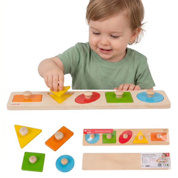 export Geometryczna Układanka Montessori Classic World - Sorter Kształtów i Kolorów