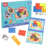 Układanka Magnetyczna Arka Noego Puzzle Tetris Logiczna Tooky Toy - 001