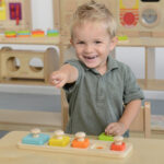 MASTERKIDZ Układanka Nauka Rozmiarów i Kolorów Montessori - 002