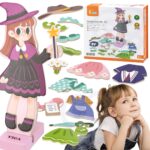 Magnetyczna Ubieranka dla Dzieci Drewniane Puzzle Kreatywne Viga - 001