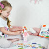 Magnetyczna Ubieranka dla Dzieci Drewniane Puzzle Kreatywne Viga - 006