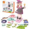 Magnetyczna Ubieranka dla Dzieci Drewniane Puzzle Kreatywne Viga - 008