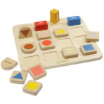 Multiedukacyjny Sorter Drewniany Masterkidz – Tablica Kognitywna STEM 3+ - 005